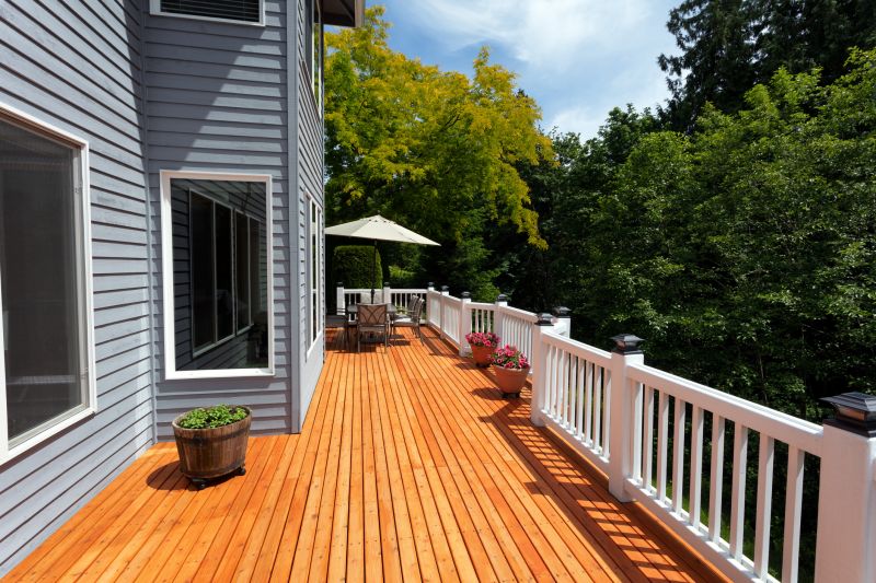 Cedar Deck Staining