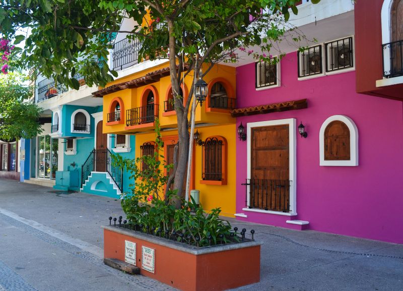 Vibrant Home Facade